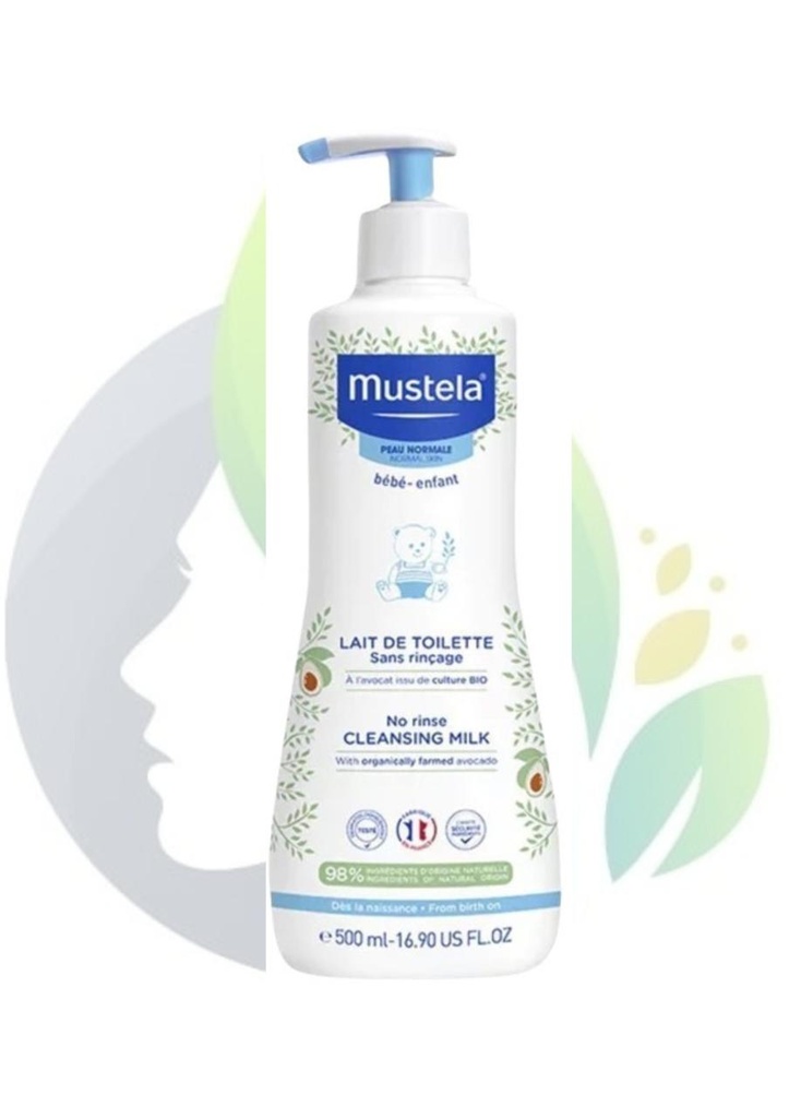 MUSTELA LAIT DE TOILETTE 500 ml sans rinçage