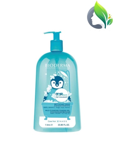 ABCDERM GEL NETTOYANT MOUSSANT DOUX 1L